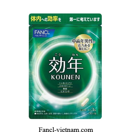 Fancl Kounen Male Power hỗ trợ sức khoẻ nam giới của Nhật 90 viên