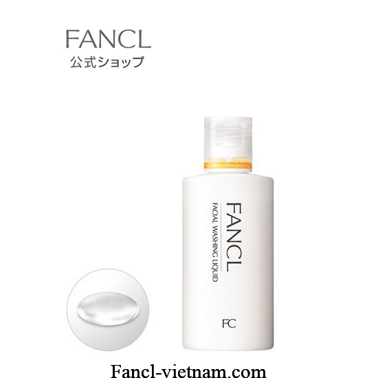 Sữa rửa mặt Fancl Facial Washing Liquid sạch sâu dưỡng ẩm của Nhật 60ml