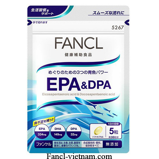 Viên FANCL EPA DPA chiết xuất cá xanh của Nhật 150 viên