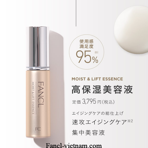 Fancl Moist and Lift essence dưỡng ẩm nâng cơ của Nhật 18ml